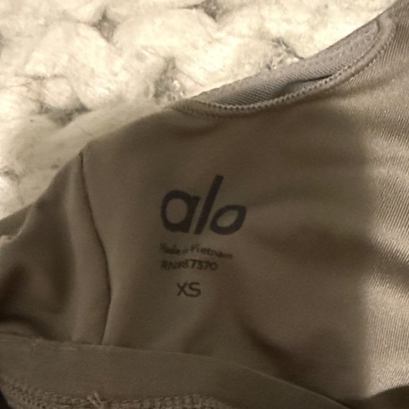 ALO Yoga Taupe/Gold Strappy Bralette - Picture 3 of 3